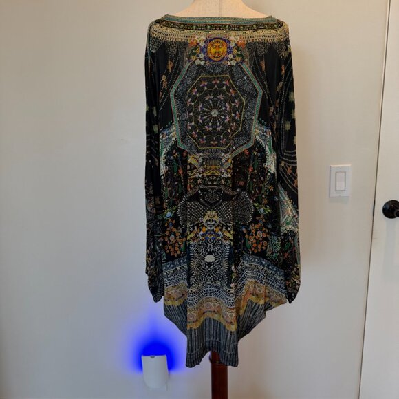 CAMILLA Short Kaftan - OS | Limited Edition Artisan Print | Crystals - Picture 6 of 11